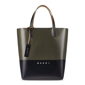 Marni Two-Tone Tote Bag With Structured Silhouette - NWT